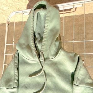 Thick Knit Mint Hoodie
